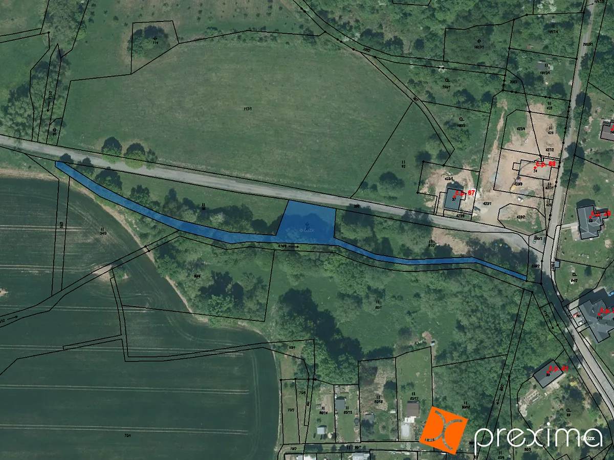 Prodej pozemku 1870 m²